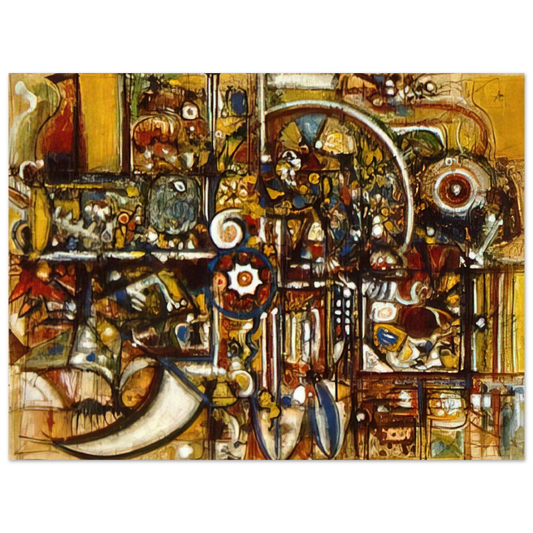 Richard Pousette-Dart - Opaque Harmony  75x100 cm / 30x40inches Fine Art Poster