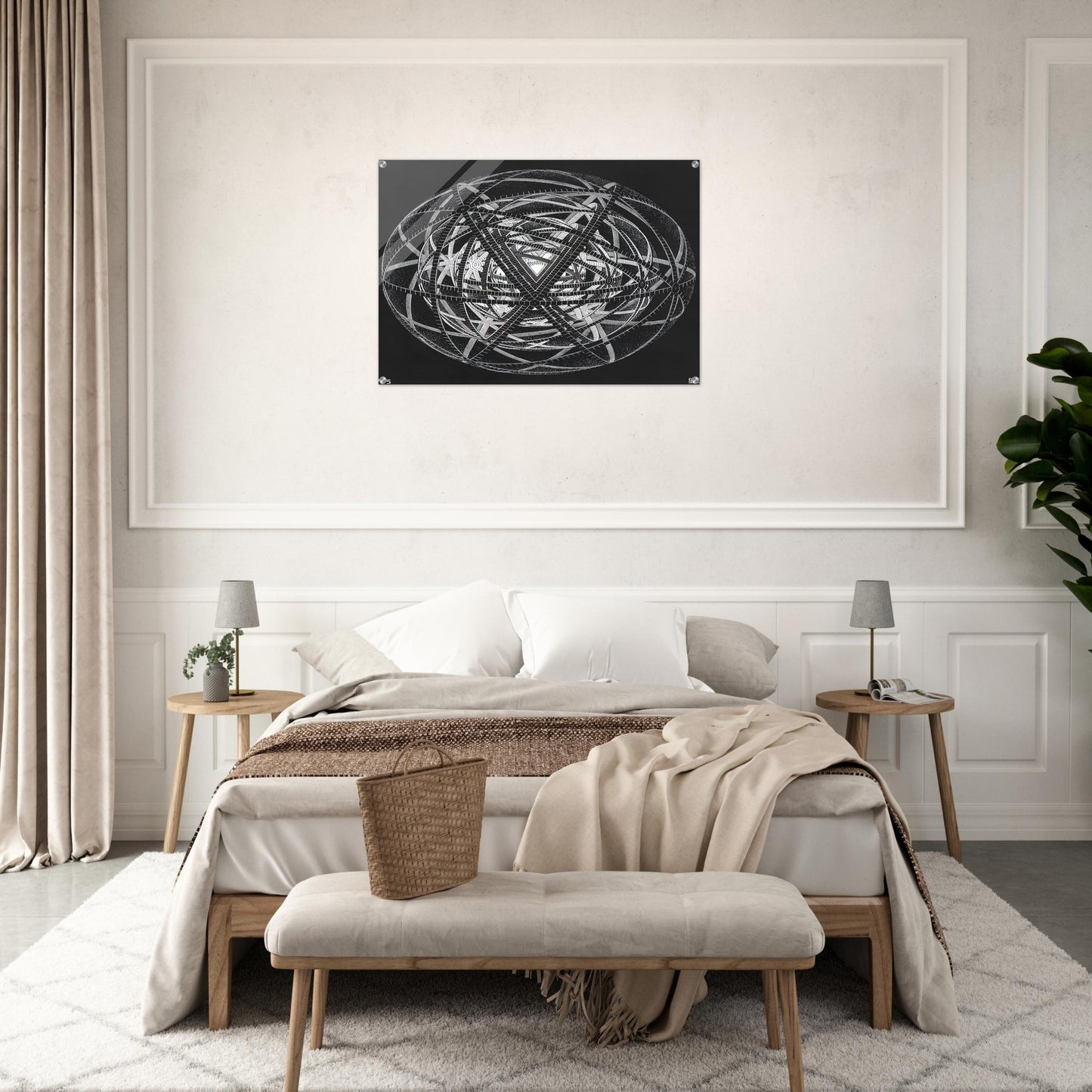CONCENTRIC RINDS - MC Escher Acrylic Print - 70x100 cm / 28x40″ inches | Maurits Cornelis Escher Prints