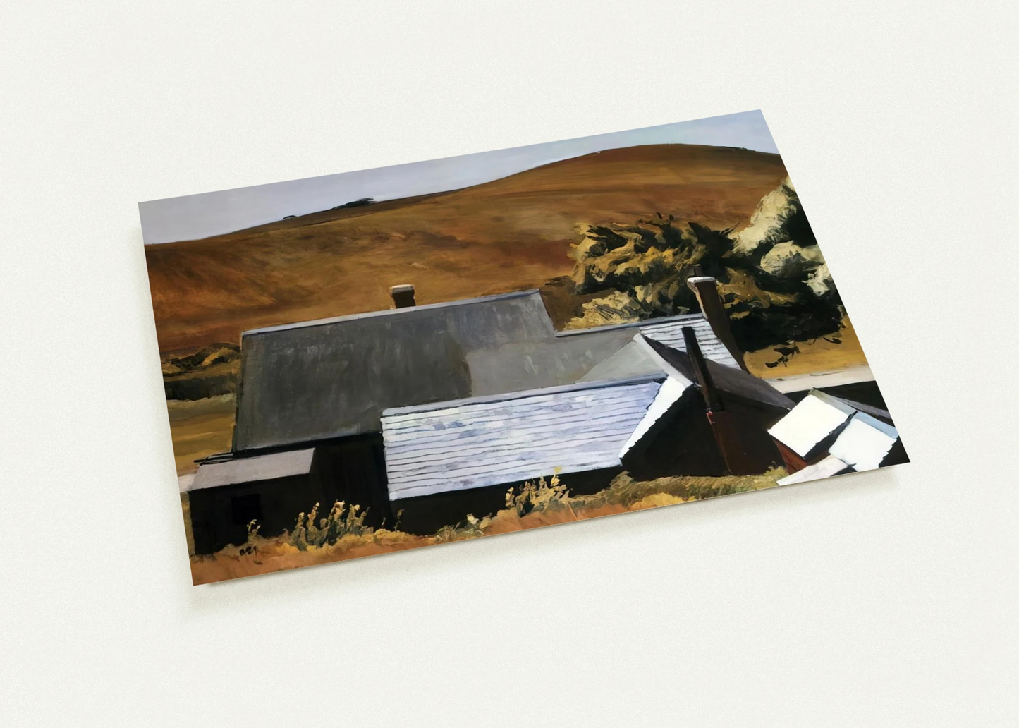 Burly Cobb s House, South Truro By Edward Hopper Pack of 10 Post Cards | Edward Hopper Post Cards | A6 (10.5 x 14.8 cm) - 4.1 x 5.8 inches