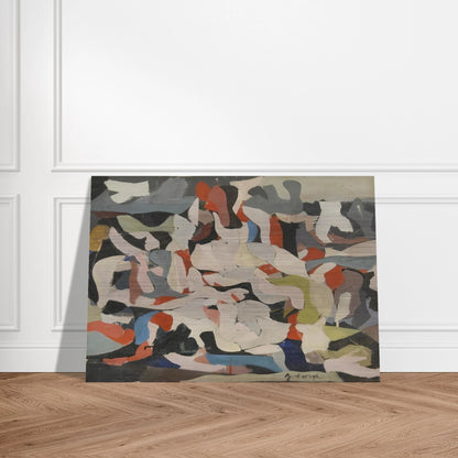 Untitled - Abstract Expressionism - Robert Goodnough Brushed Aluminum Print - 70x100 cm / 28x40 inches | Robert Goodnough Aluminum Print | Robert Goodnough Prints