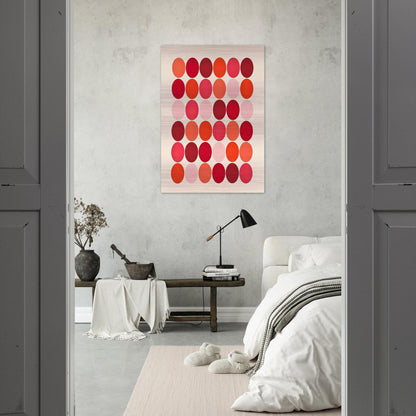 Red - 1966 - Thomas Downing Brushed Aluminum Print - 70x100 cm / 28x40 inches | Thomas Downing Aluminum Print | Thomas Downing Prints