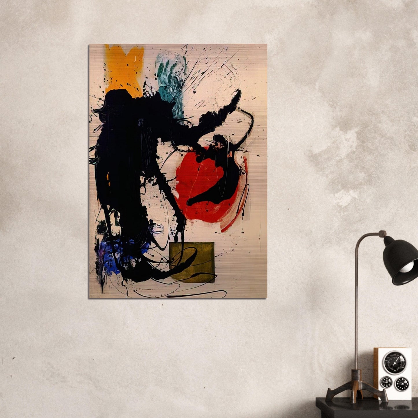 Rope-Swinger - Hans Hofmann Brushed Aluminum Print - 70x100 cm / 28x40 inches | Hans Hofmann Aluminum Print | Hans Hofmann Prints
