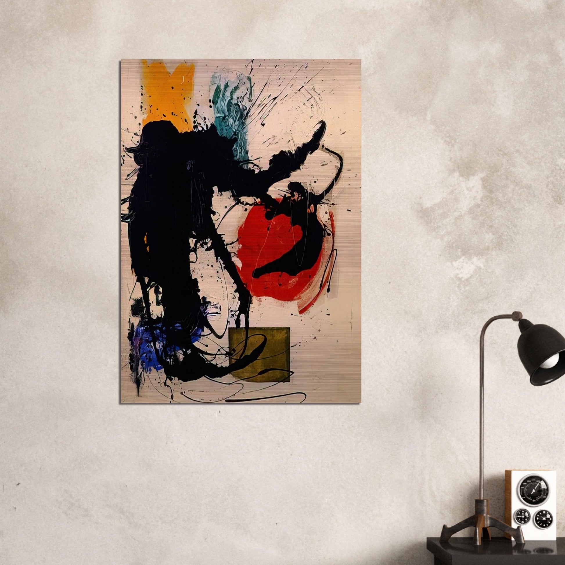 Rope-Swinger - Hans Hofmann Brushed Aluminum Print - 70x100 cm / 28x40 inches | Hans Hofmann Aluminum Print | Hans Hofmann Prints