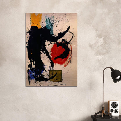Rope-Swinger - Hans Hofmann Brushed Aluminum Print - 70x100 cm / 28x40 inches | Hans Hofmann Aluminum Print | Hans Hofmann Prints