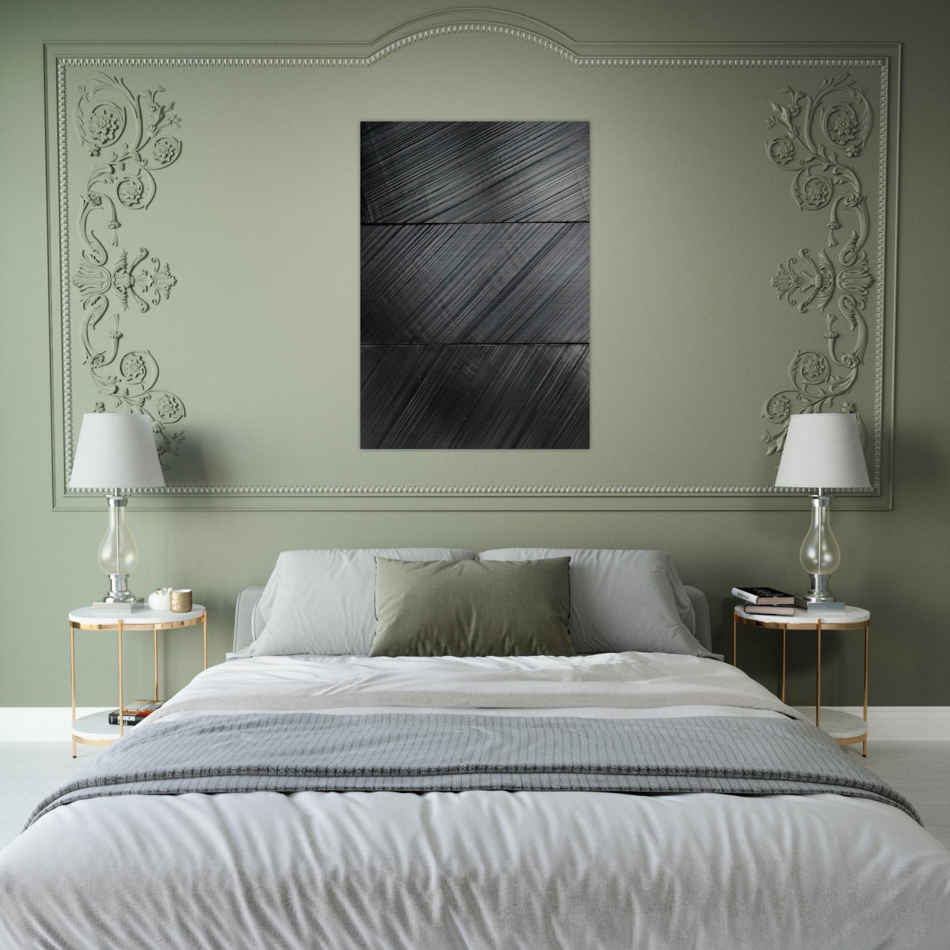 Peinture 18 Mars 2010 - 2010 - Pierre Soulages Brushed Aluminum Print - 70x100 cm / 28x40 inches | Pierre Soulages Aluminum Print | Pierre Soulages Prints