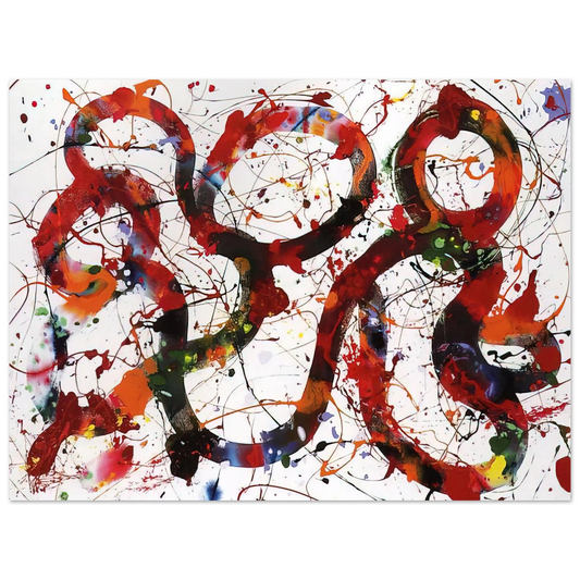 Sam Francis - Untitled  SFP88-12   75x100 cm / 30x40inches Fine Art Poster