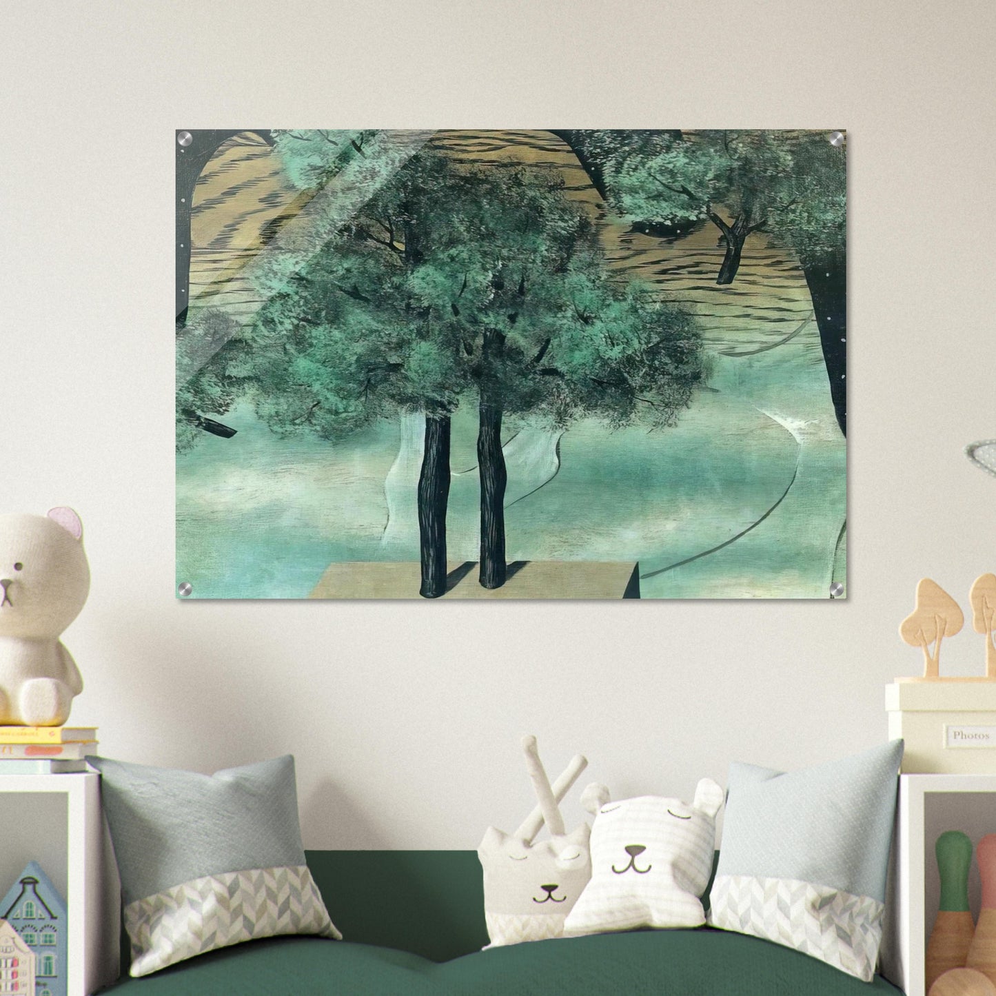 THE CULTIVATION OF IDEAS 1927 - Rene Magritte Acrylic Print - 70x100 cm / 28x40″ inches
