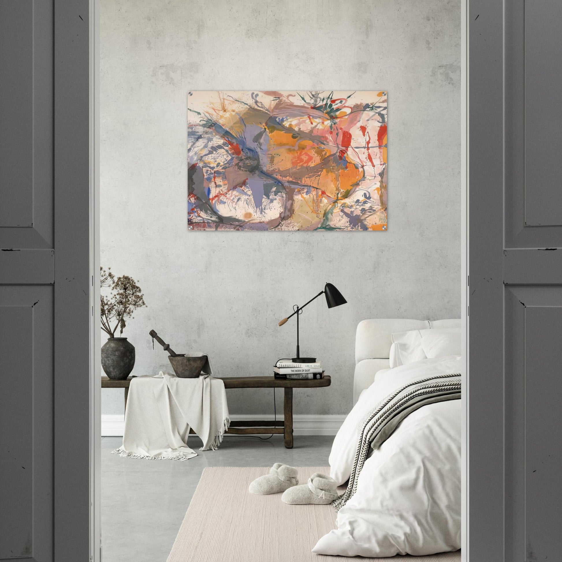 Before the Caves, 1958- - Helen Frankenthaler Acrylic Print - 70x100 cm / 28x40″ inches | Helen Frankenthaler Wall Art | Helen Frankenthaler Prints