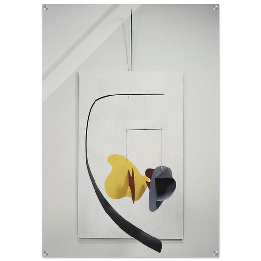 WHITE PANEL 1936 - Alexander Calder Acrylic Print - 70x100 cm / 28x40″ inches
