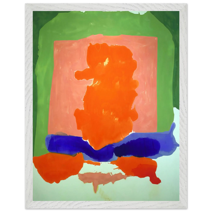 Helen Frankenthaler - Small s Paradise - 1964 Wall art - A1 (59.4 x 84.1  cm) - Premium Wooden Framed Poster With Fine Art Paper - Black frame