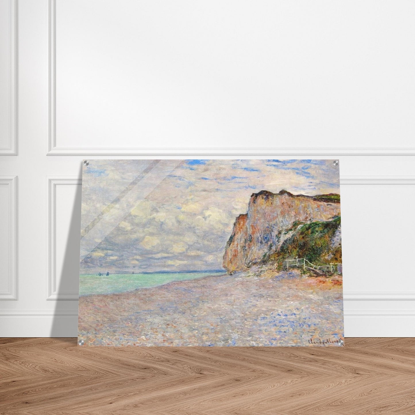 Cliffs near Dieppe - claude monet Acrylic Print - 70x100 cm / 28x40″ inches | claude monet Wall Art | claude monet Prints