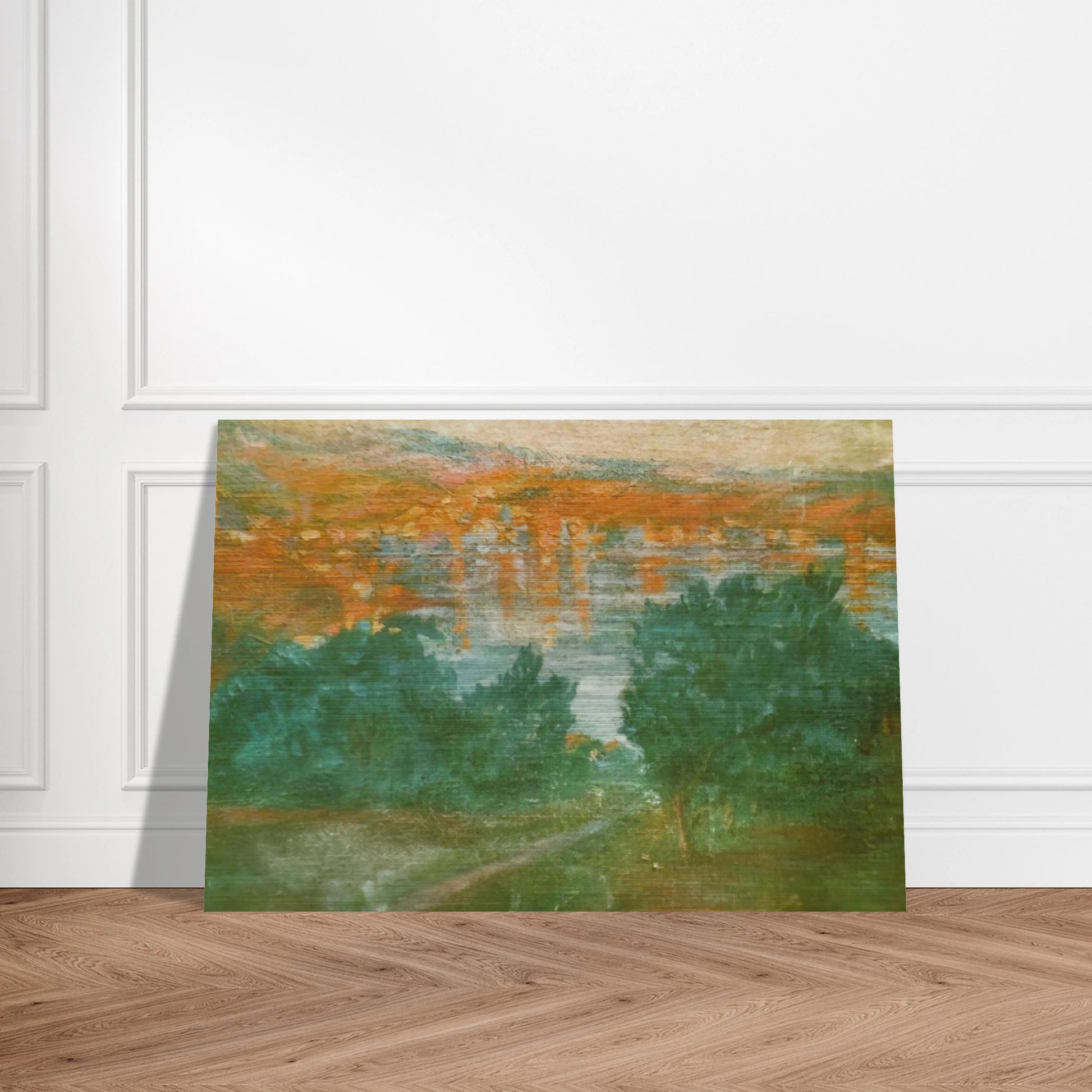 LANDSCAPE CADAQUES - Salvador Dali Brushed Aluminum Print - 70x100 cm / 28x40 inches | Salvador Dali Aluminum Print | Salvador Dali Prints