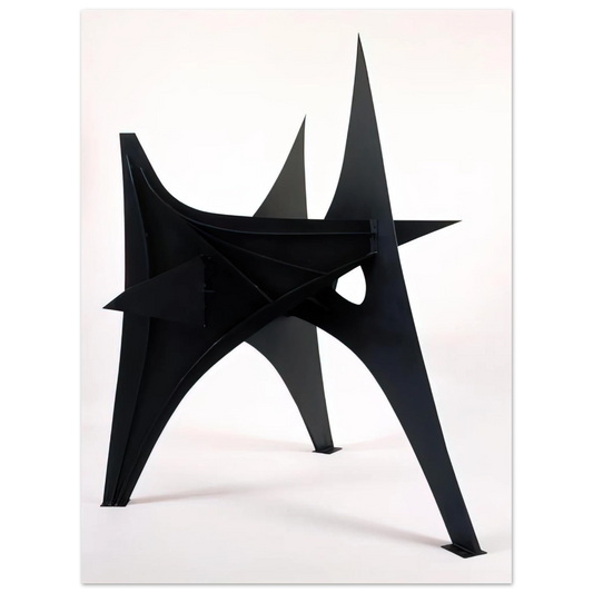 Alexander Calder - TROIS PICS INTERMEDIATE MAQUETTE 1967 Fine Art Poster