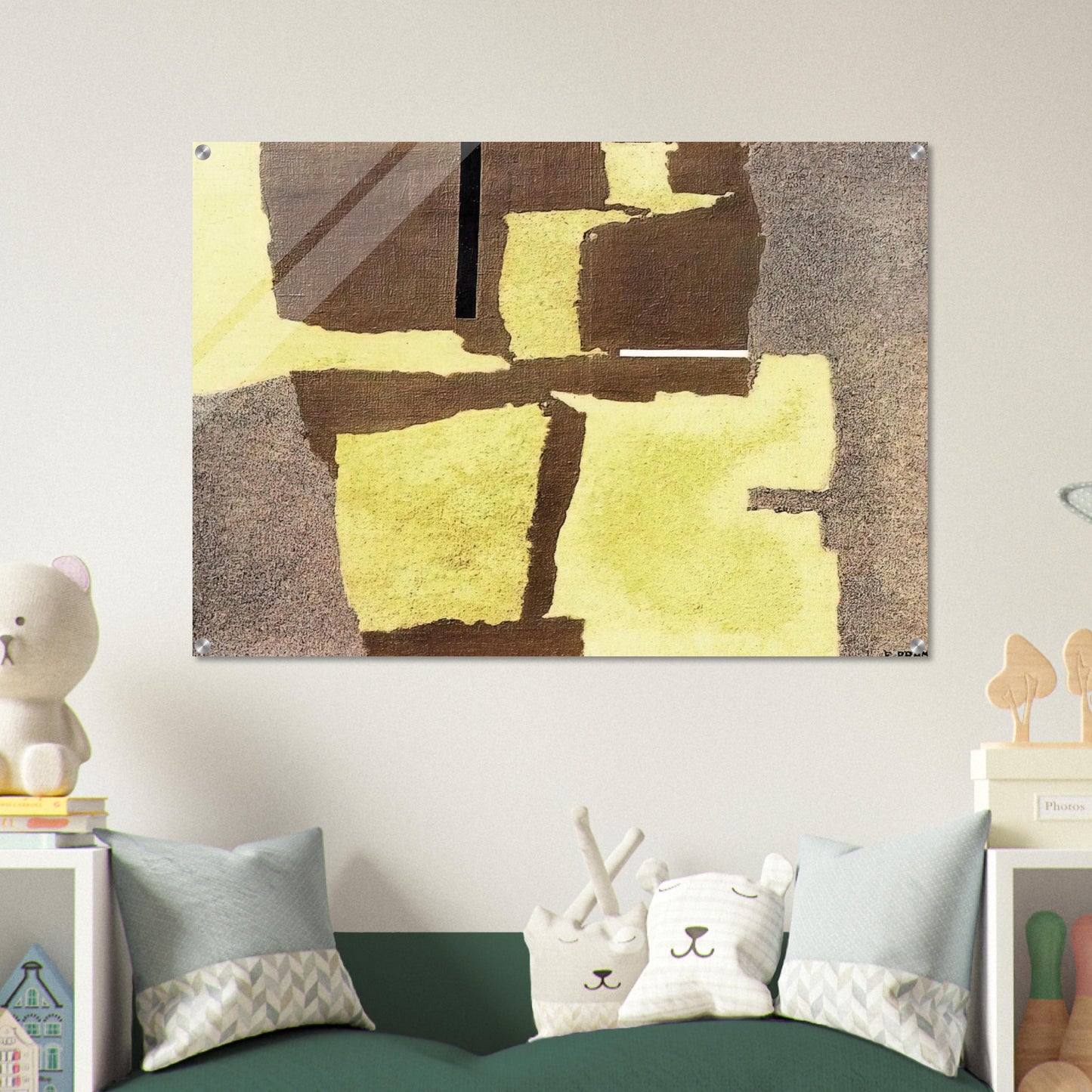 APPARIZIONE COSMICA II 1955 - Enrico Prampolini Acrylic Print - 70x100 cm / 28x40″ inches | Enrico Prampolini Wall Art | Enrico Prampolini Prints