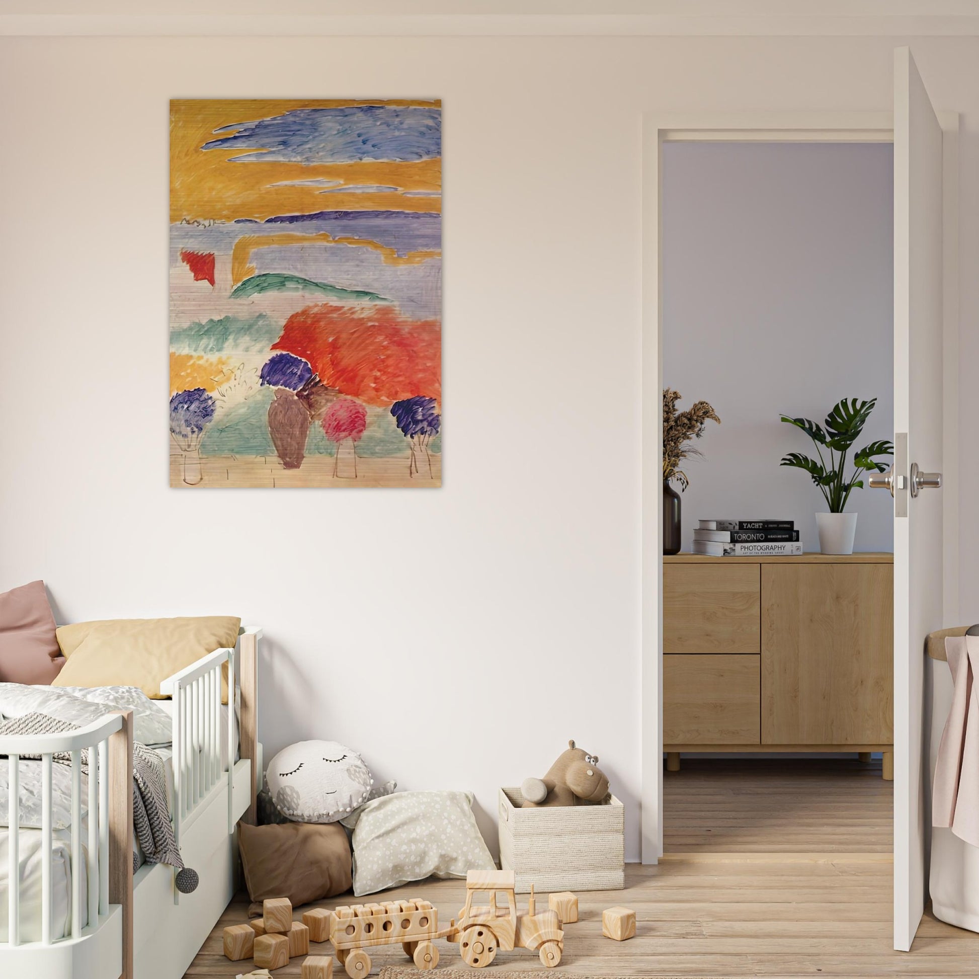 OPEN WINDOW AT TANGIER 1913 - Henri Matisse Brushed Aluminum Print - 70x100 cm / 28x40 inches | Henri Matisse Aluminum Print | Henri Matisse Prints