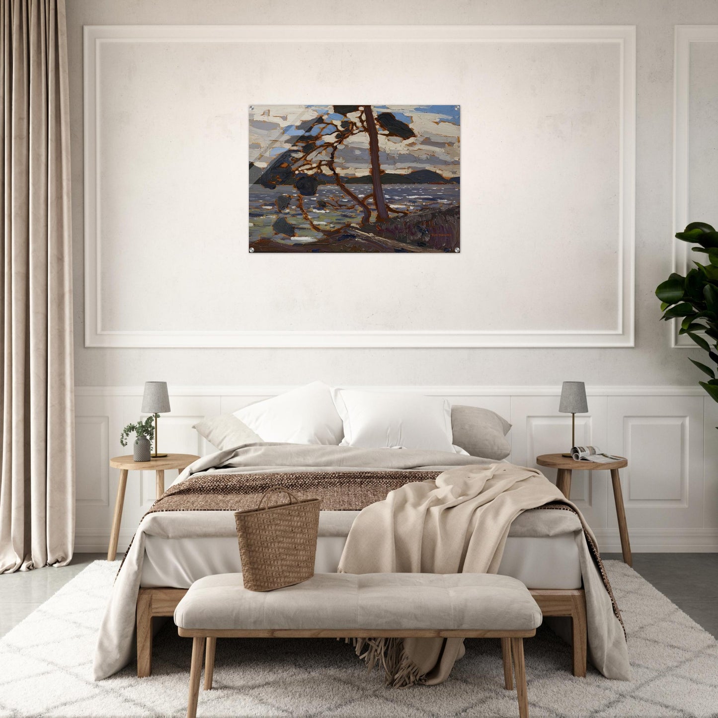 SKETCH FOR THE WEST WIND 1916 - Tom Thomson Acrylic Print - 70x100 cm / 28x40″ inches