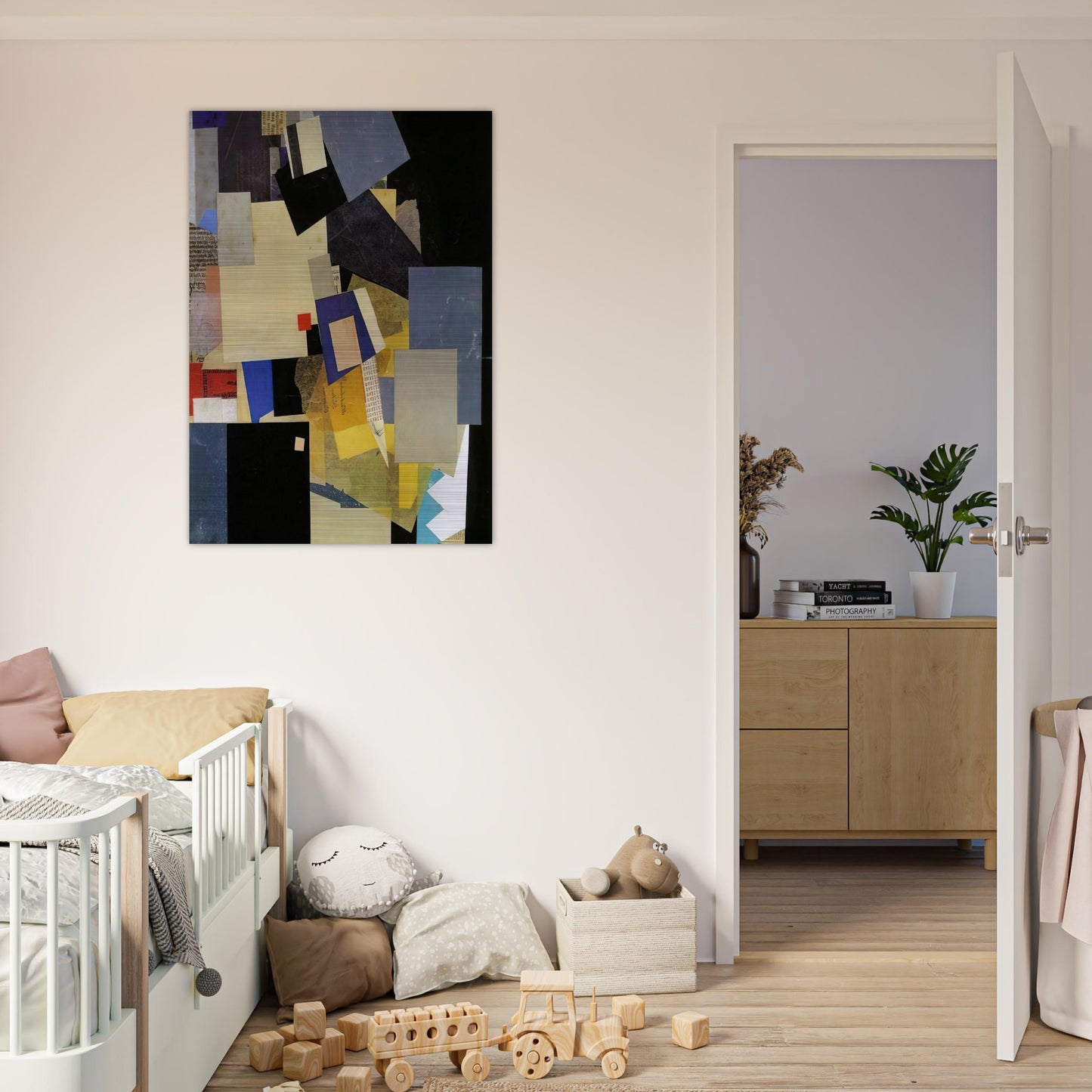 ELIKAN 1925 - Kurt Schwitters Brushed Aluminum Print - 70x100 cm / 28x40 inches | Kurt Schwitters Aluminum Print | Kurt Schwitters Prints