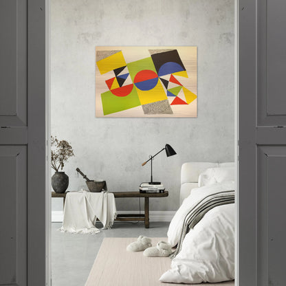 RHYTHM COLOUR 1 - Sonia Delaunay Brushed Aluminum Print - 70x100 cm / 28x40 inches | Sonia Delaunay Aluminum Print | Sonia Delaunay Prints