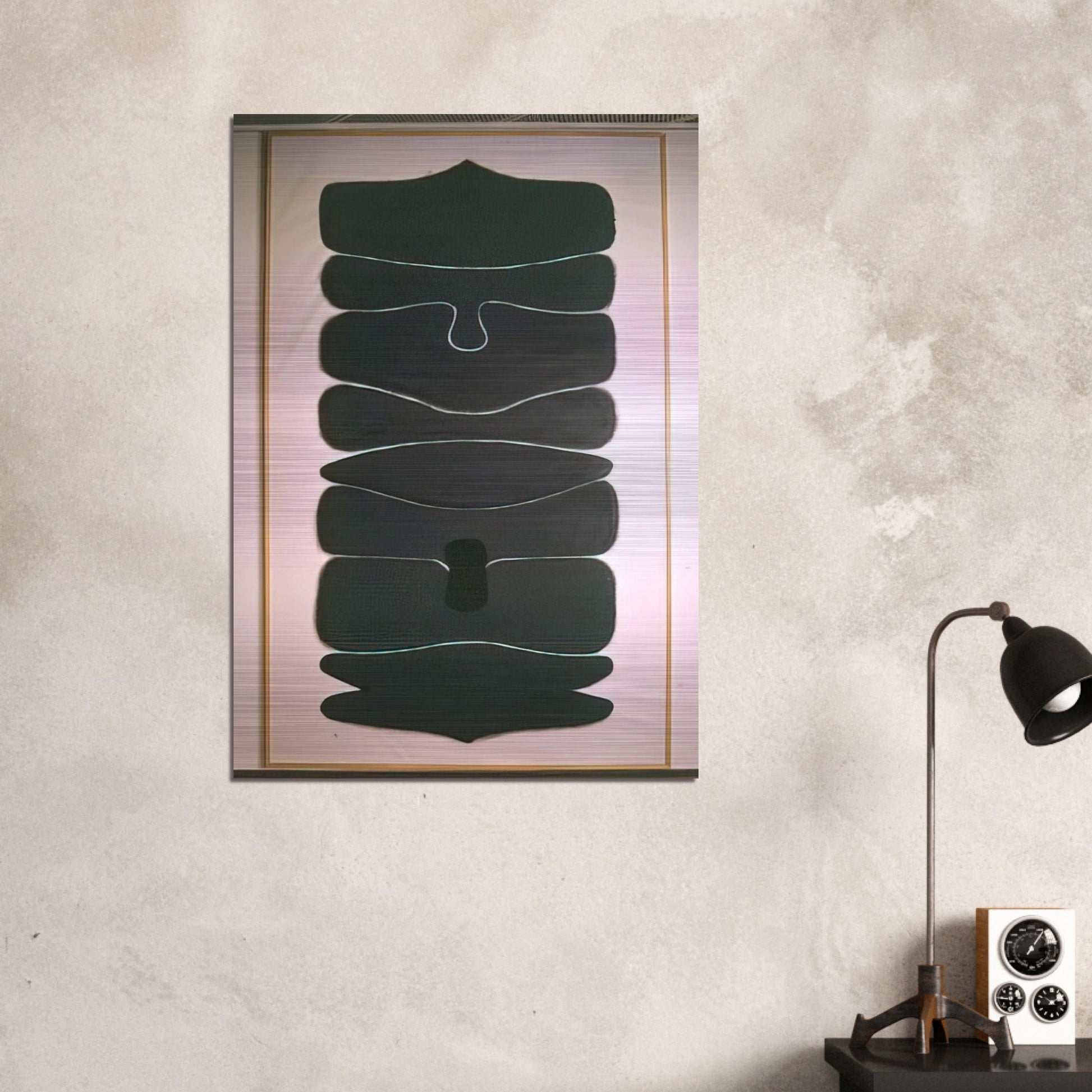 APPOLLO 1 ASCENDING DEVELOPMENT 1969 - Victor Pasmore Brushed Aluminum Print - 70x100 cm / 28x40 inches | Victor Pasmore Aluminum Print | Victor Pasmore Prints