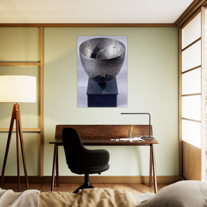 Untitled - 1967 - Gyula Kosice Brushed Aluminum Print - 70x100 cm / 28x40 inches | Gyula Kosice Aluminum Print | Gyula Kosice Prints