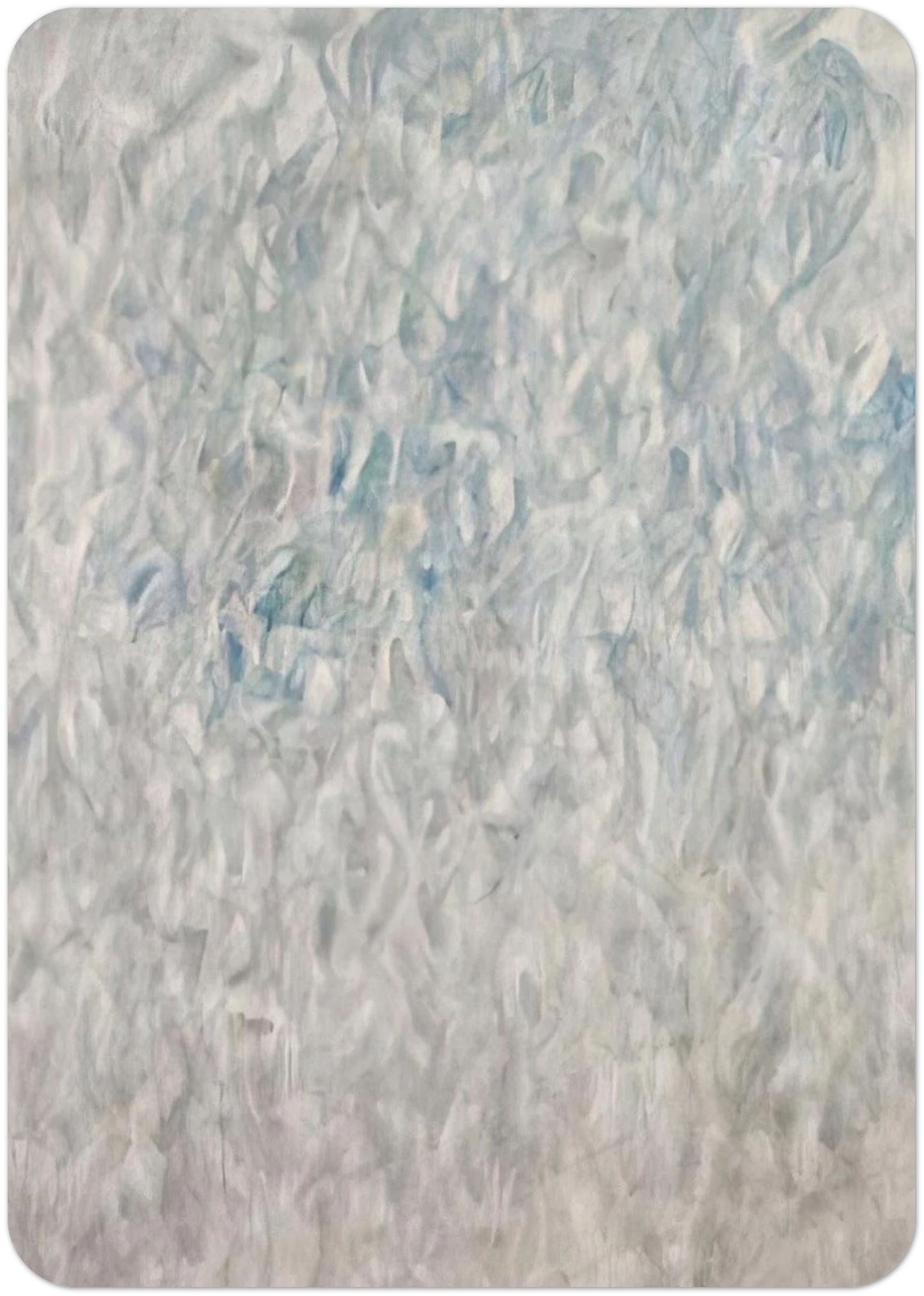 Amerika  Grey Blue  By Sam Francis Pack of 10 Post Cards | Sam Francis Post Cards | A6 (10.5 x 14.8 cm) - 4.1 x 5.8 inches