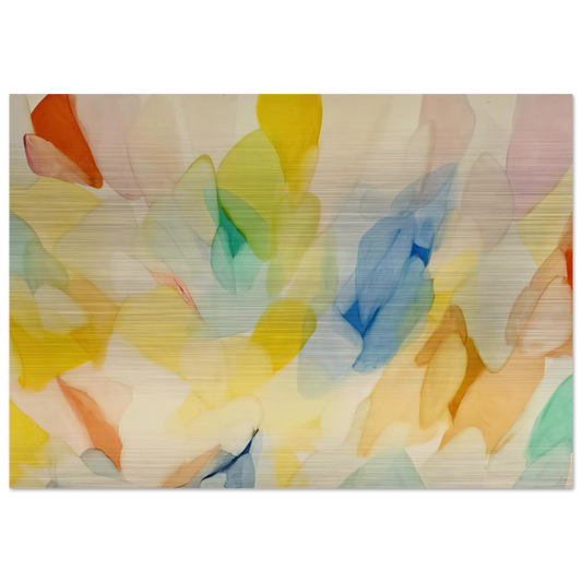 Lord of the Rainbow - Alice Baber Brushed Aluminum Print - 70x100 cm / 28x40 inches | Alice Baber Aluminum Print | Alice Baber Prints