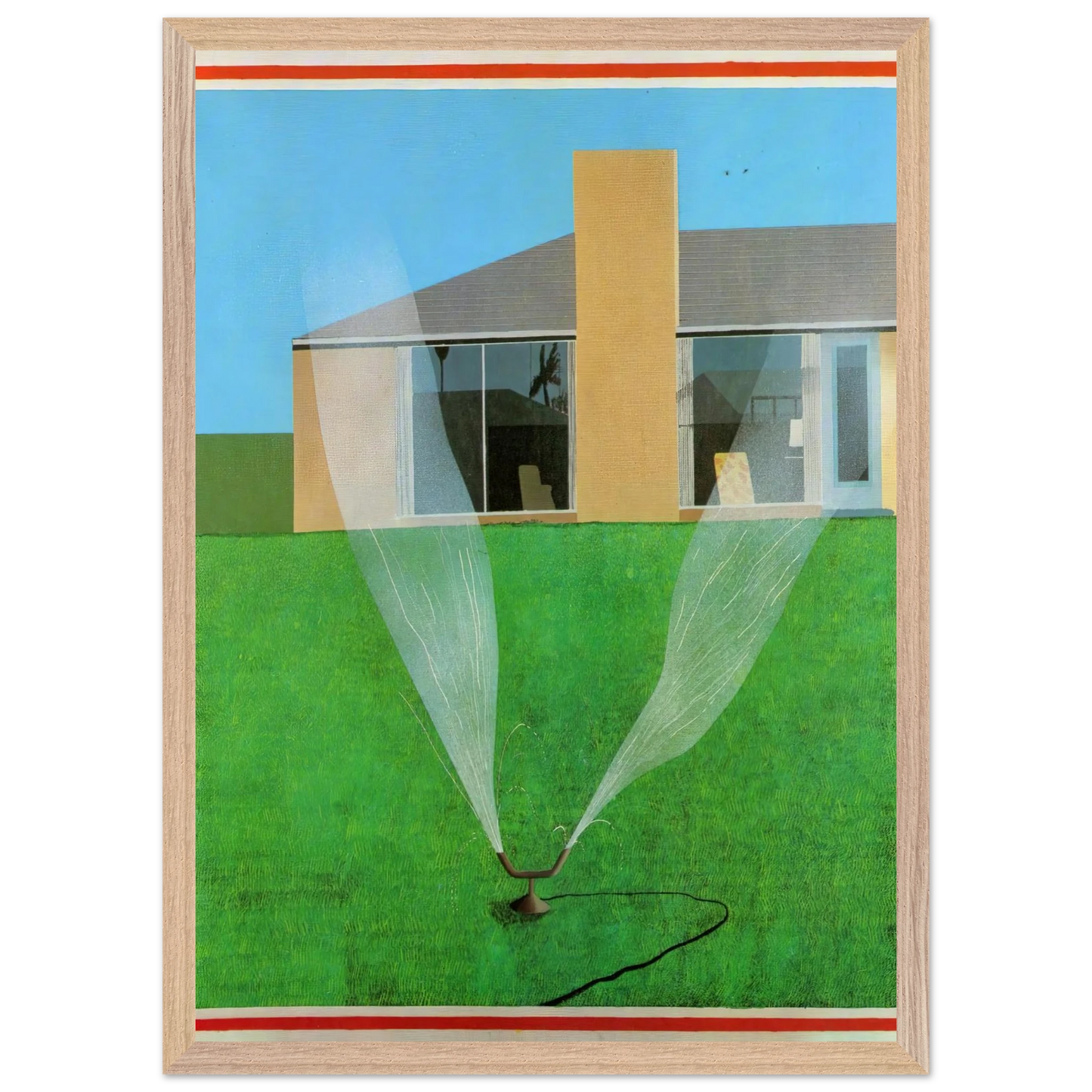 David Hockney - David Hockney Wall art - 20x50 cm / 8x20 inches - Fine Art Poster-canvas - -