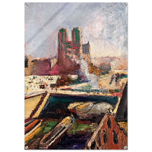 NOTRE DAME 1900 - Henri Matisse Acrylic Print - 70x100 cm / 28x40″ inches