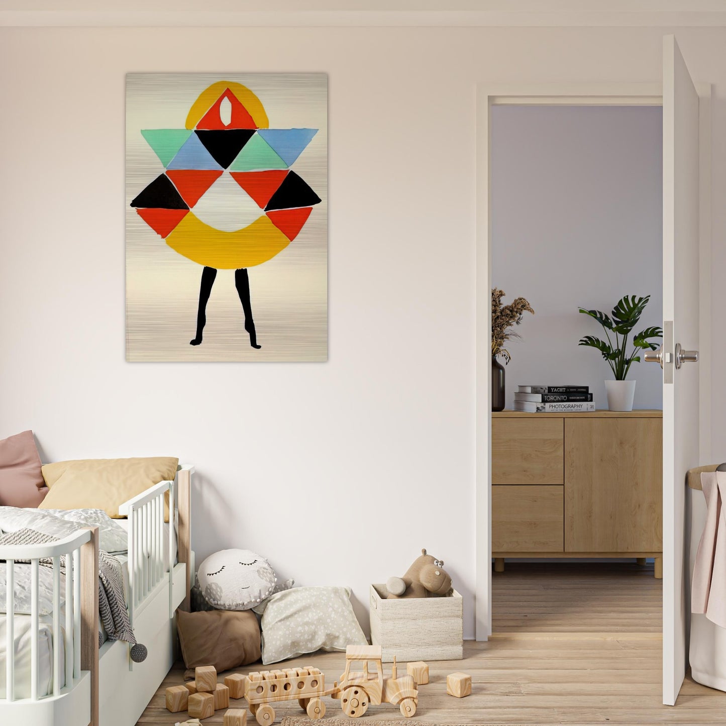 TERK - Sonia Delaunay Brushed Aluminum Print - 70x100 cm / 28x40 inches | Sonia Delaunay Aluminum Print | Sonia Delaunay Prints