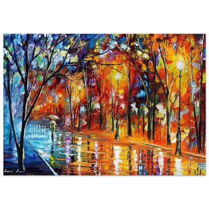 Leonid Afremov - Leonid Afremov Brushed Aluminum Print - 70x100 cm / 28x40 inches | Leonid Afremov Aluminum Print | Leonid Afremov Prints
