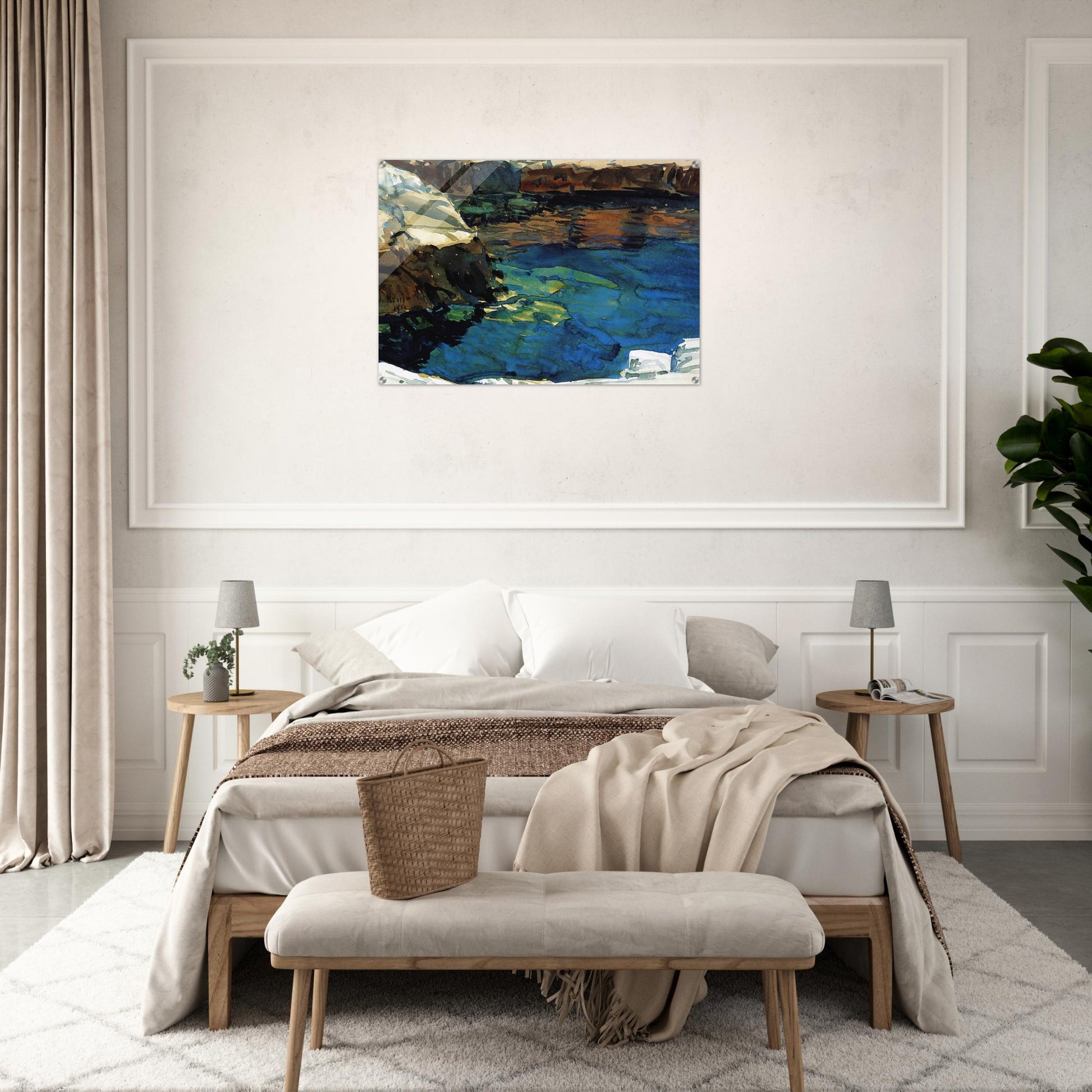 The Cove - Childe Hassam Acrylic Print - 70x100 cm / 28x40″ inches