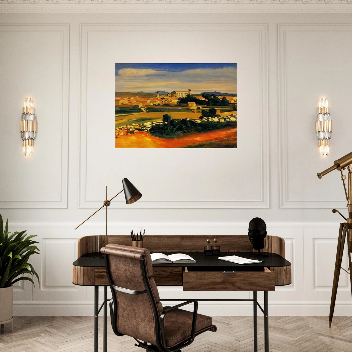 LANDSCAPE 1930 - Andre Derain Brushed Aluminum Print - 70x100 cm / 28x40 inches | Andre Derain Aluminum Print | Andre Derain Prints
