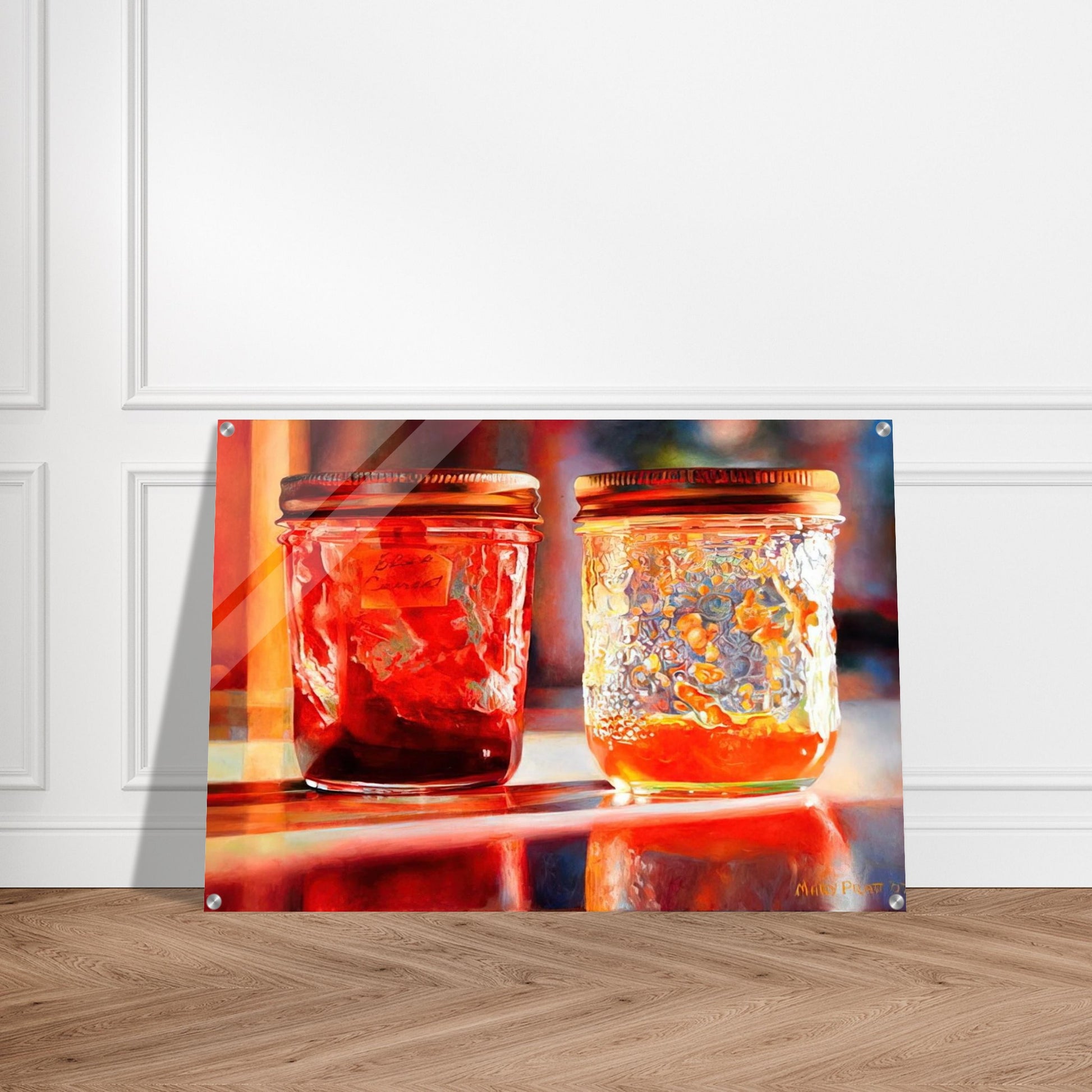 Smears of Jam, Lights of Jelly - 2007 - Mary Pratt Acrylic Print - 70x100 cm / 28x40″ inches