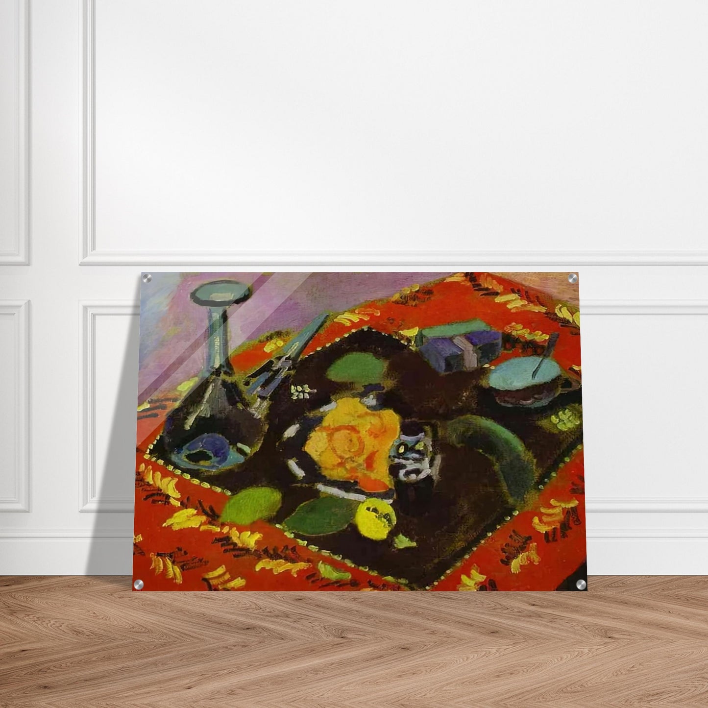 DISHES AND FRUIT 1906 - Henri Matisse Acrylic Print - 70x100 cm / 28x40″ inches