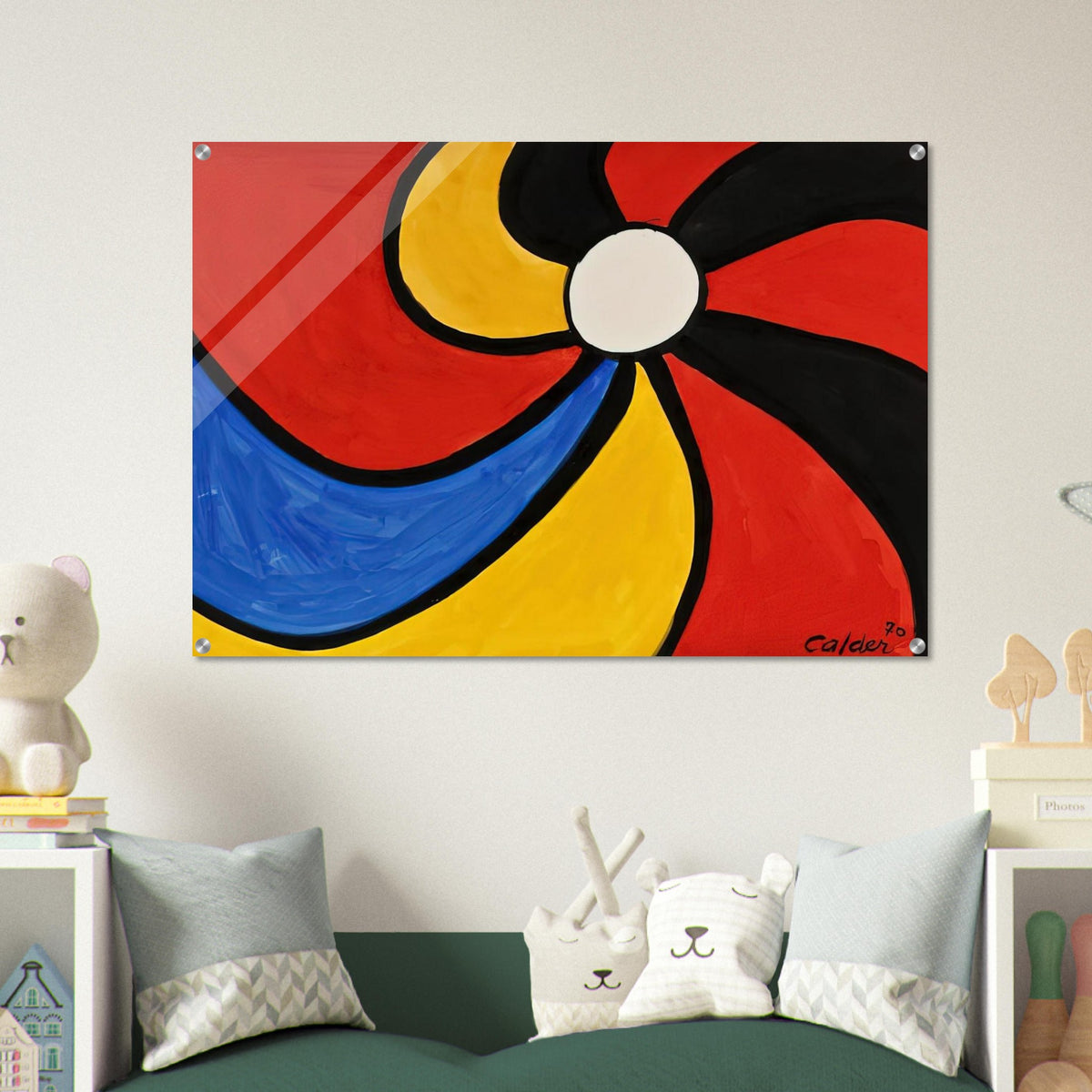 THE BIG WHEEL 1970 - Alexander Calder Acrylic Print - 70x100 cm / 28x40″ inches