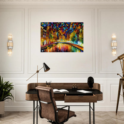 Leonid Afremov - Leonid Afremov Brushed Aluminum Print - 70x100 cm / 28x40 inches | Leonid Afremov Aluminum Print | Leonid Afremov Prints