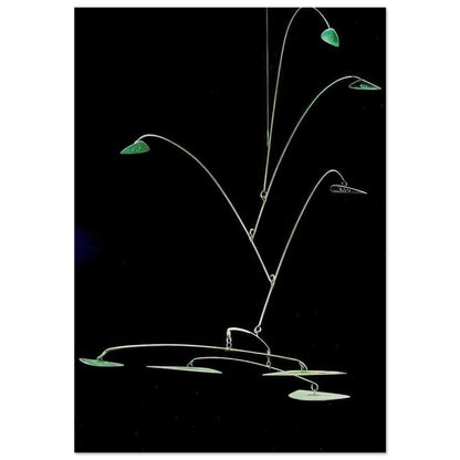 STAINLESS STEALER 1966 - Alexander Calder Brushed Aluminum Print - 70x100 cm / 28x40 inches | Alexander Calder Aluminum Print | Alexander Calder Prints
