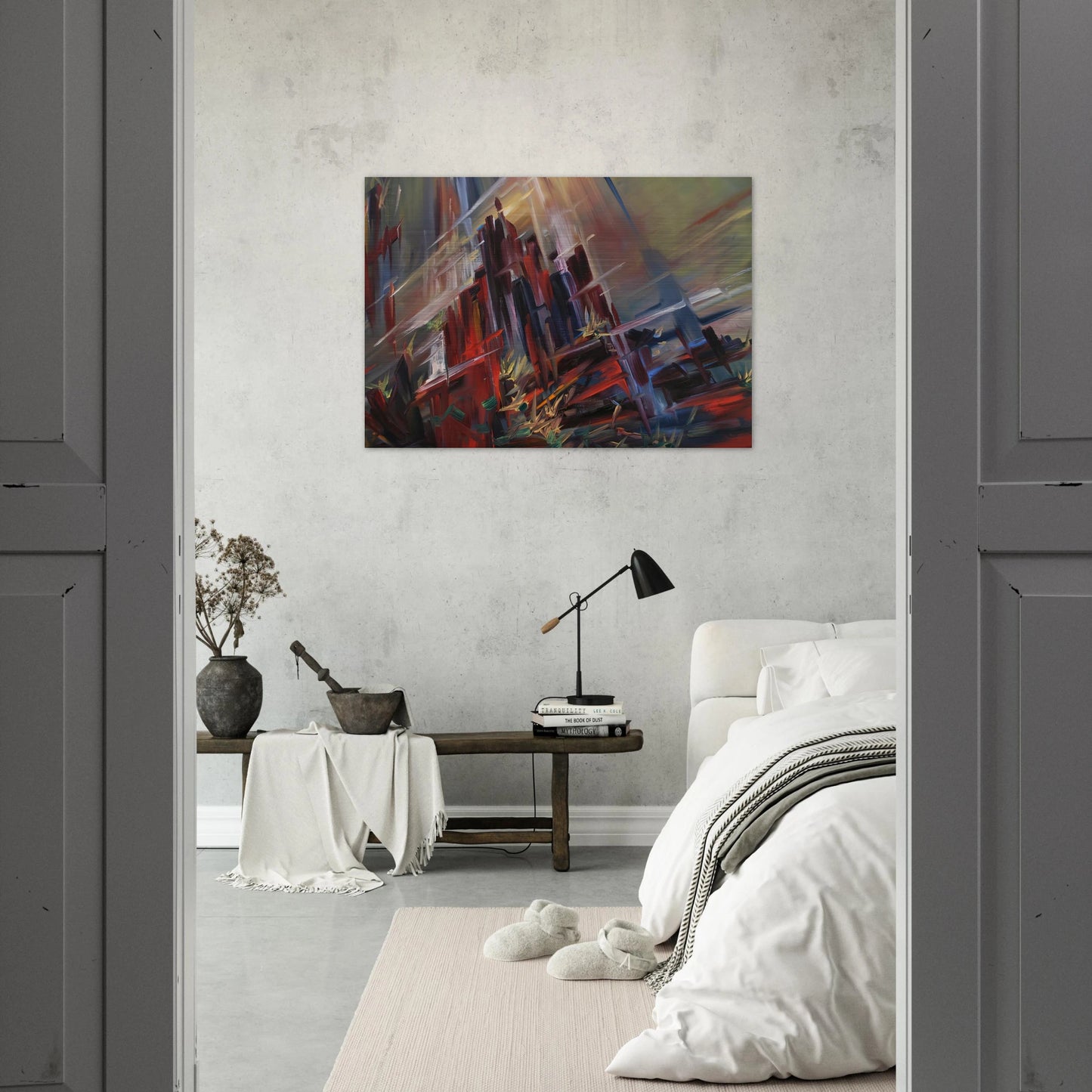 Inferno - 1974 - Konrad Zuse Brushed Aluminum Print - 70x100 cm / 28x40 inches | Konrad Zuse Aluminum Print | Konrad Zuse Prints
