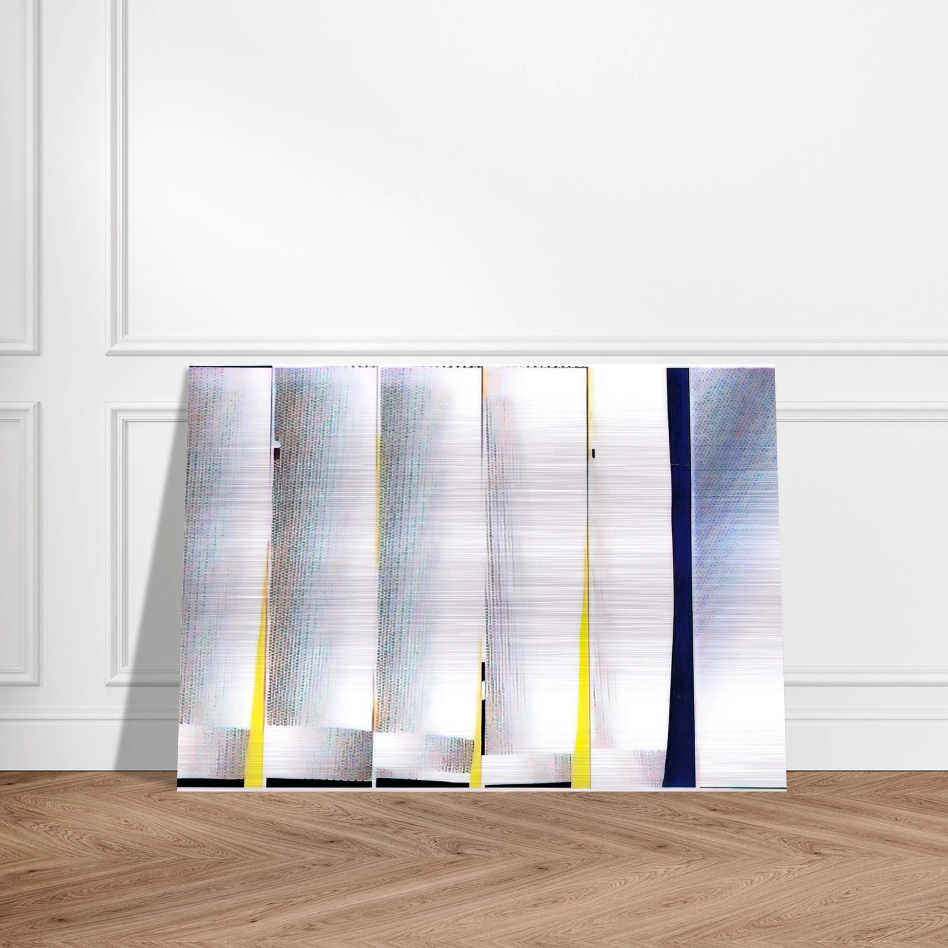 MIRROR SIX PANELS 3 1971 - Roy Lichtenstein Brushed Aluminum Print - 70x100 cm / 28x40 inches | Roy Lichtenstein Aluminum Print | Roy Lichtenstein Prints