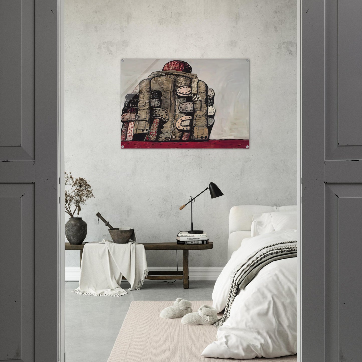 BACK VIEW - Philip Guston Acrylic Print - 70x100 cm / 28x40″ inches