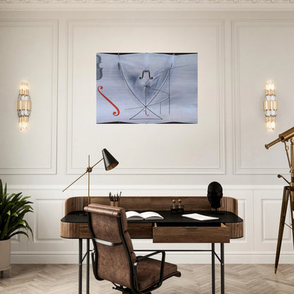 THE SWALLOW S TAIL - Salvador Dali Brushed Aluminum Print - 70x100 cm / 28x40 inches | Salvador Dali Aluminum Print | Salvador Dali Prints