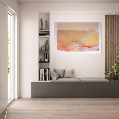 Eye Of The Pyramid Version I - 1988 - Ronnie Landfield Art Prints - 100x150 cm / 40x60″ inches | Ronnie Landfield Poster | Ronnie Landfield Prints