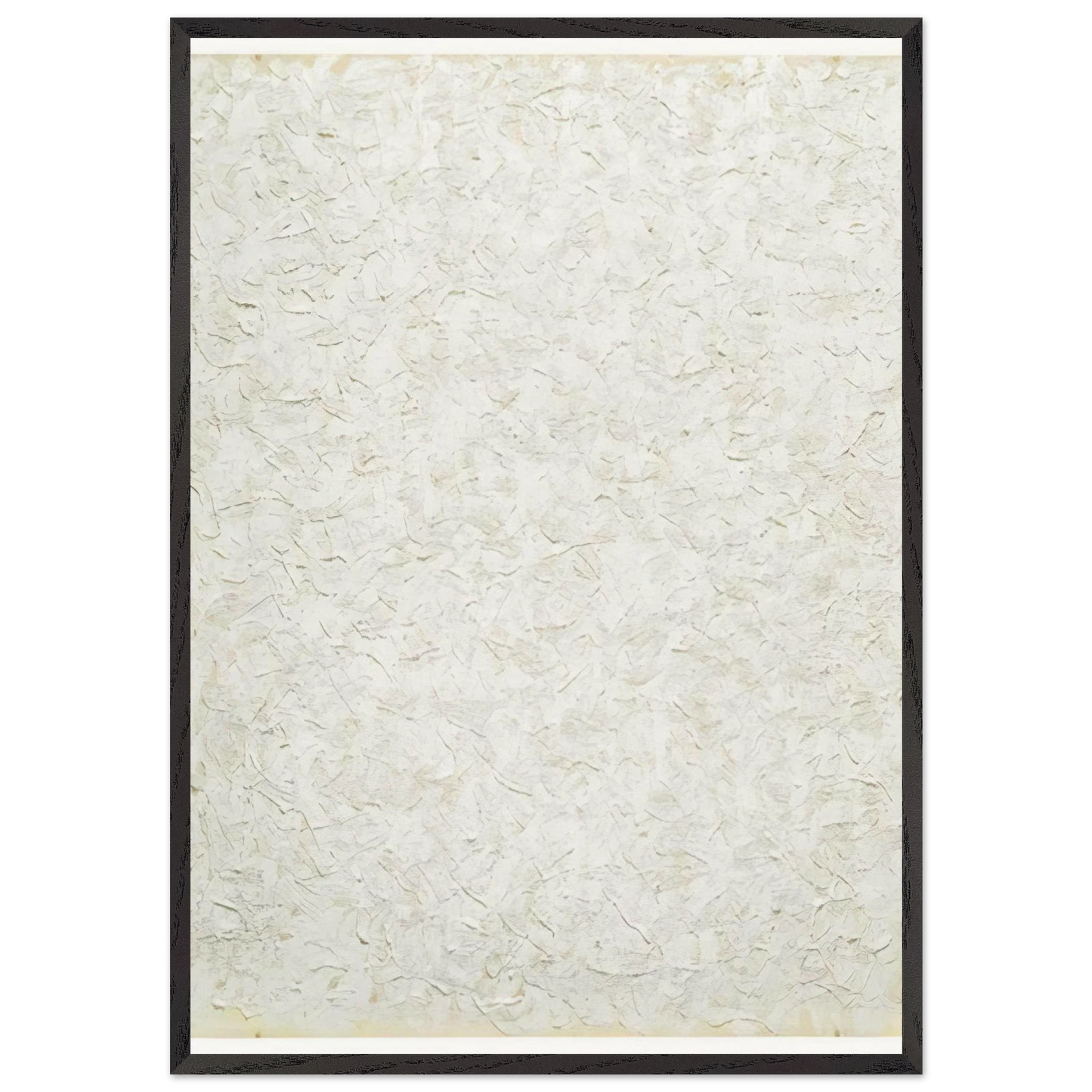 Rule - 1991 - Robert Ryman 70x100 cm / 28x40 inches Framed Art Print – Black Wooden Frame