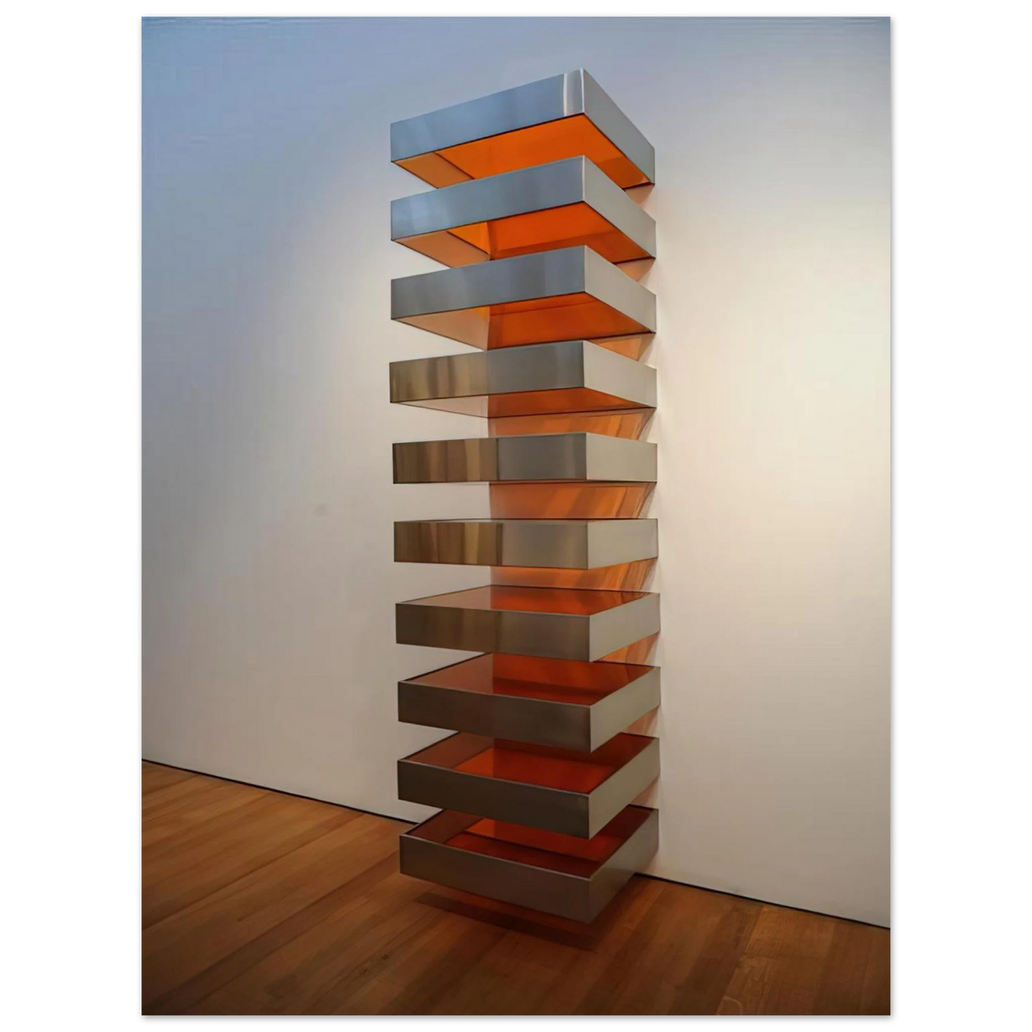 Donald Judd - Untitled DSS 120 - 1968  75x100 cm / 30x40inches Fine Art Poster