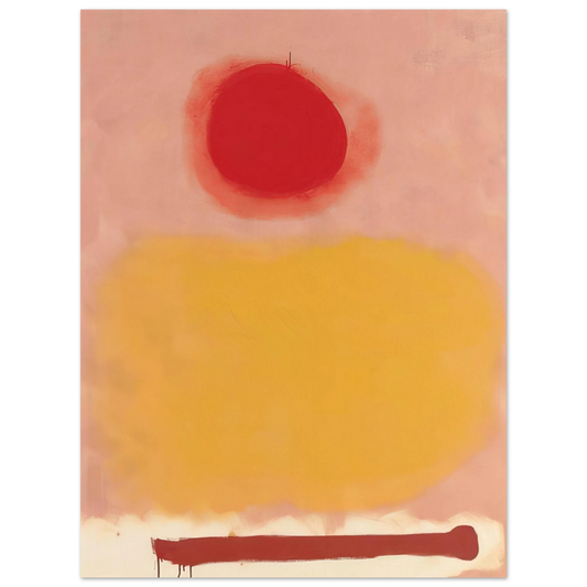 Adolph Gottlieb - Amorphous - 1973  75x100 cm / 30x40inches Fine Art Poster