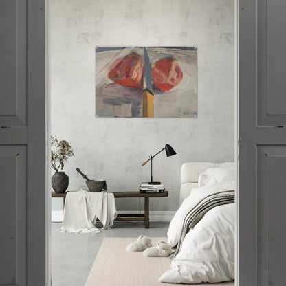 Tomato and Knife - Richard Diebenkorn Acrylic Print - 70x100 cm / 28x40″ inches