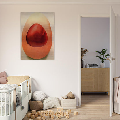 Red and Pink Rocks - Georgia O'Keeffe Brushed Aluminum Print - 70x100 cm / 28x40 inches | Georgia O'Keeffe Aluminum Print | Georgia O'Keeffe Prints