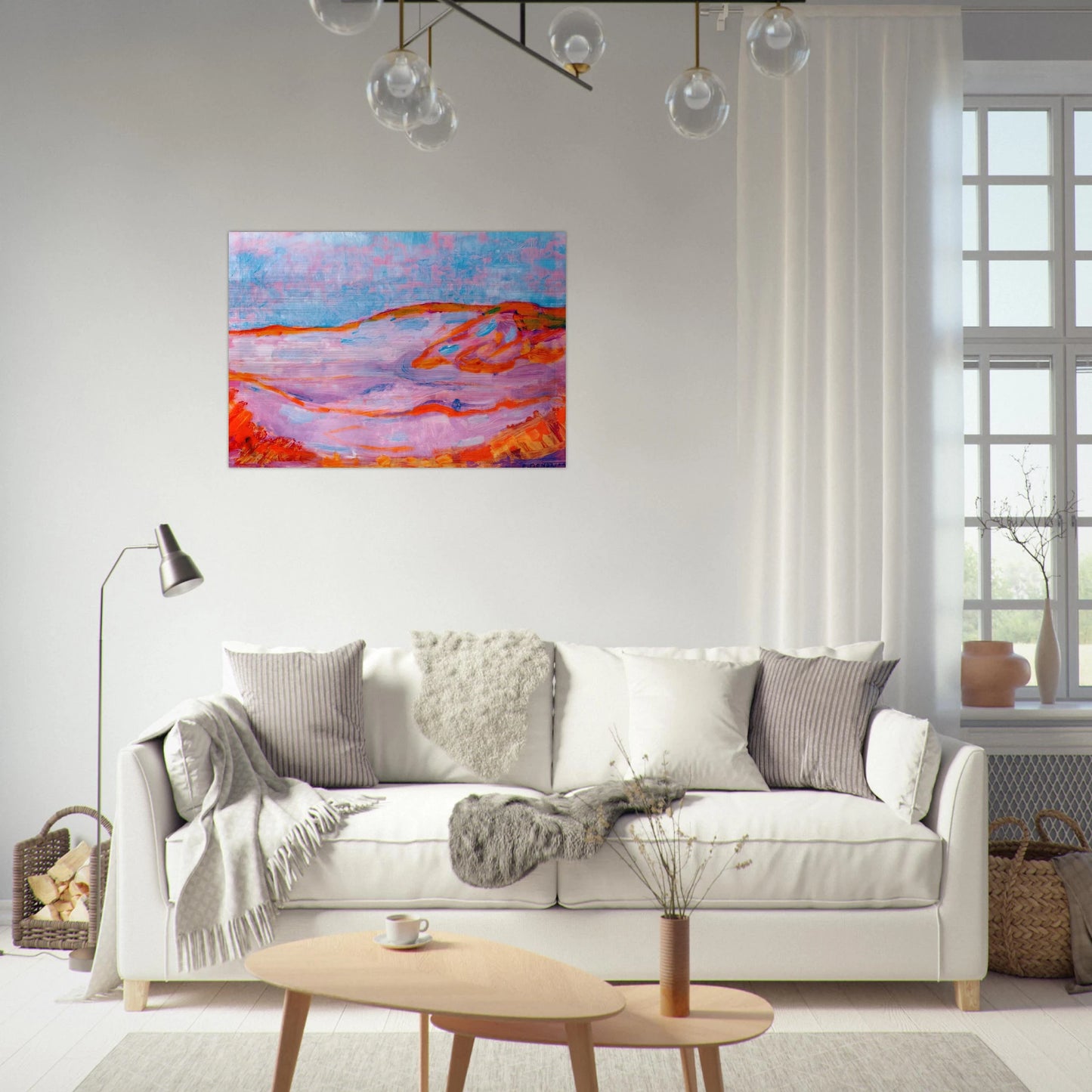Dune IV - Piet Mondrian Brushed Aluminum Print - 70x100 cm / 28x40 inches | Piet Mondrian Aluminum Print | Piet Mondrian Prints