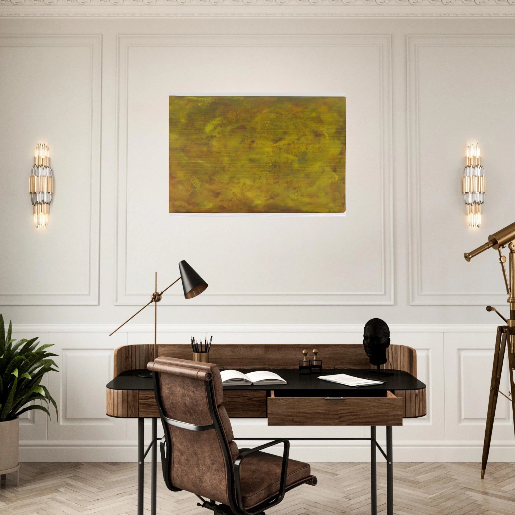 FARBRAUMK RPER 1982 - Gotthard Graubner Brushed Aluminum Print - 70x100 cm / 28x40 inches | Gotthard Graubner Aluminum Print | Gotthard Graubner Prints