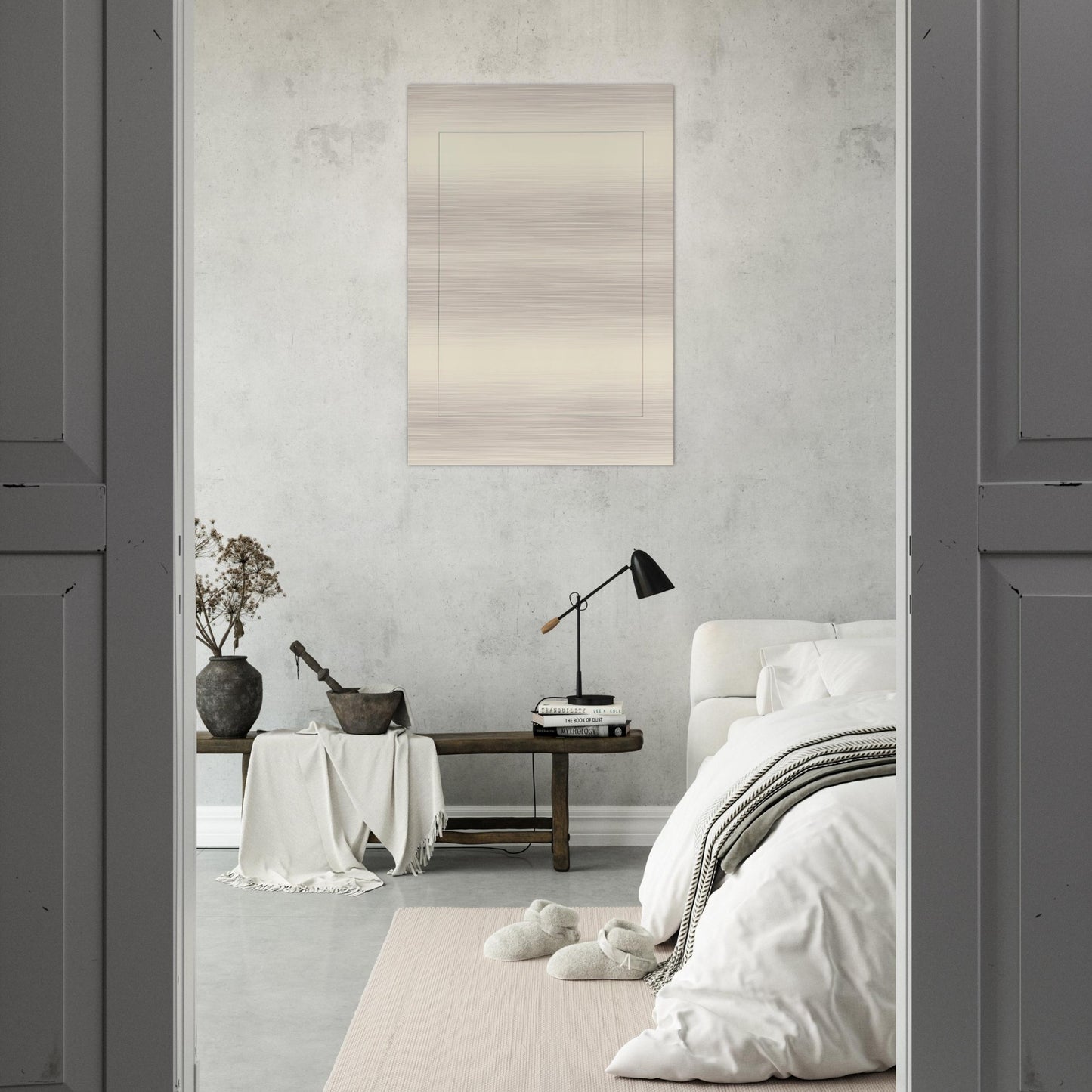 104 PERIMETER SERIES - Robert Mangold Brushed Aluminum Print - 70x100 cm / 28x40 inches | Robert Mangold Aluminum Print | Robert Mangold Prints